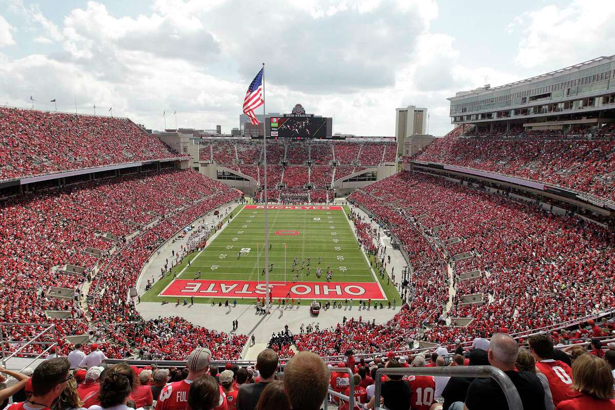 Ohio State plays against Florida A&M at Ohio Stadium during an NCAA col...