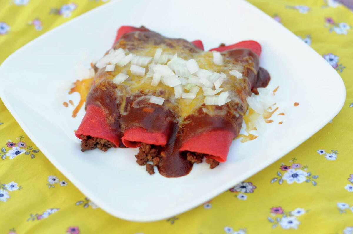 Recipe TexMexStyle Ancho Chile Gravy Enchiladas