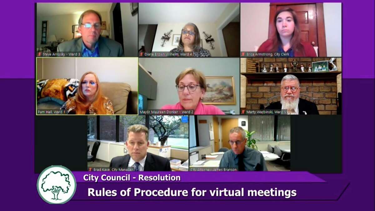 Midland City Council met virtually for their regular meeting on Monday, Sept. 14, 2020. (Screen photo/MCTV)