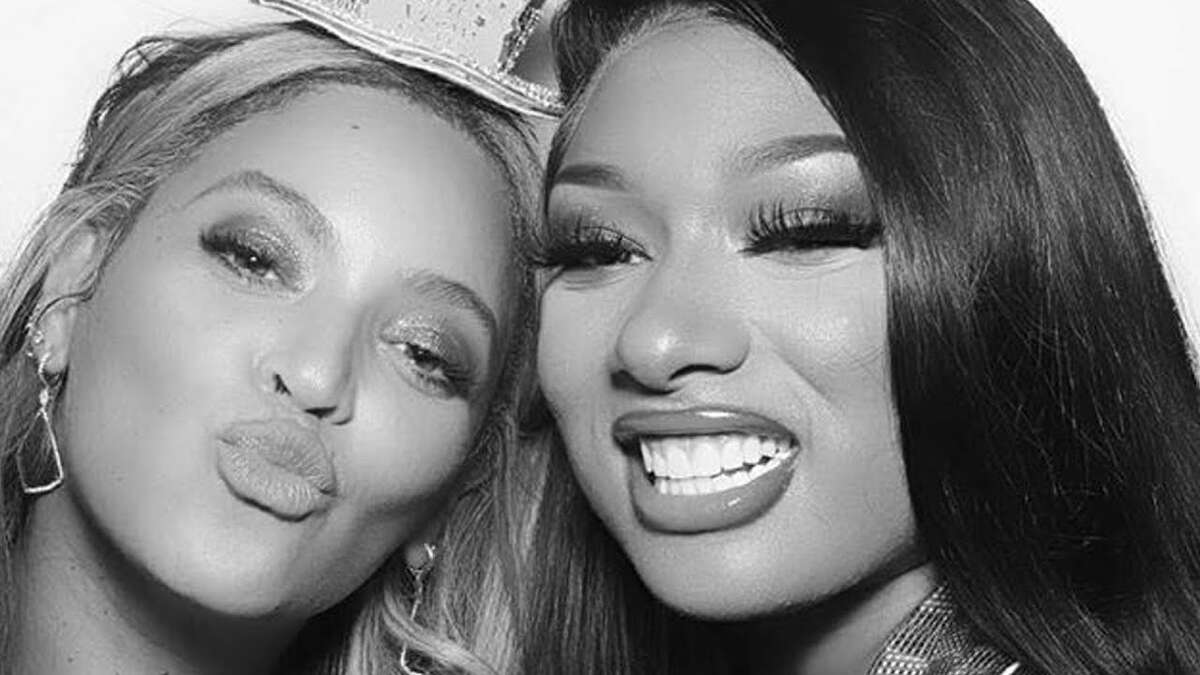 3. When she revealed she's "like family" with Beyoncé I, like Megan Thee Stallion, am a Beyoncé superfan. The Houston duo teamed up back in April for the "Savage Remix," which had social media in a frenzy and earned Megan her first No. 1 spot on the Billboard Top 100. It's one thing to manifest and get your idol on a track, but to earn the top spot on the charts because of it? I love to see it.