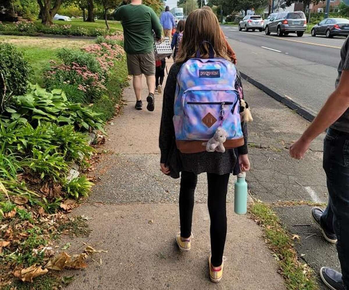 First day of school in Hamden runs smoothly as teachers, families