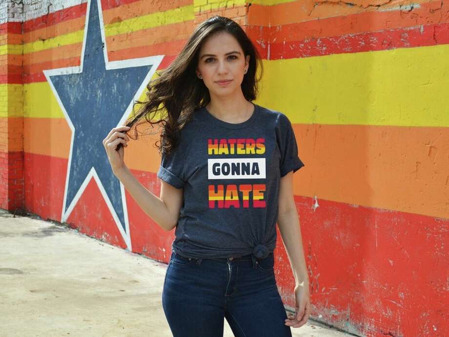 This awesome shirt is sold by Urban Rocket Design Company, an online clothing design shop located in Houston, Texas. Photo: Urban Rocket Design Company, Etsy