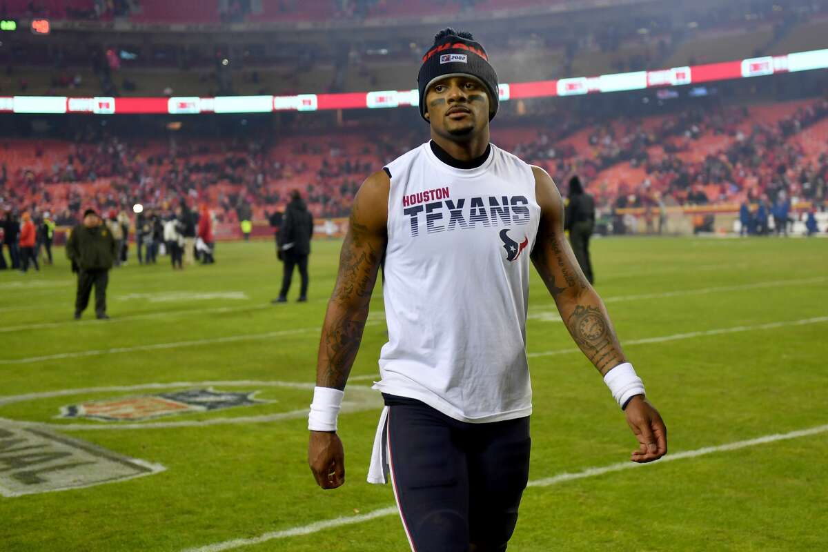Deshaun Watson is being sued by local freelance photographer over photos posted to his Instagram. (Photo by Peter Aiken/Getty Images)