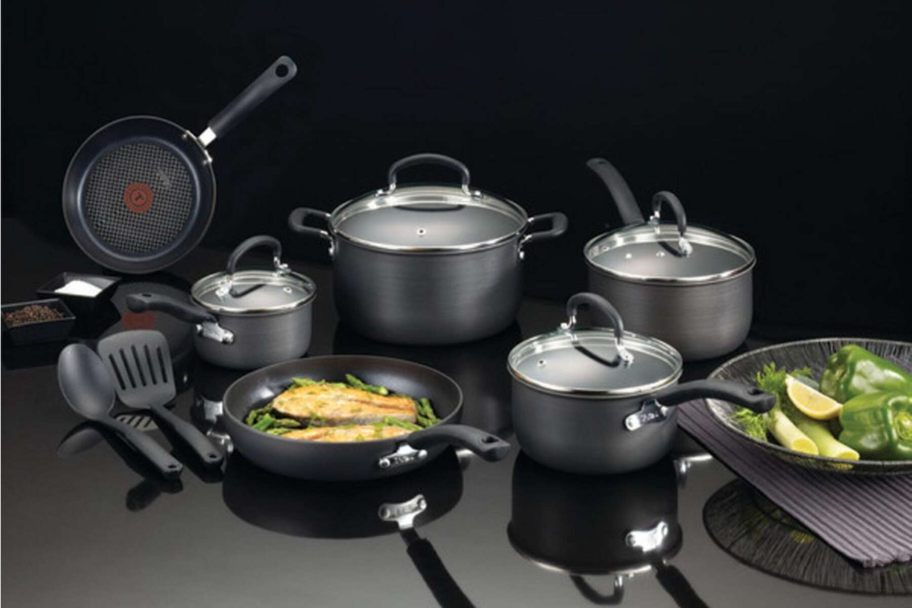 T-Fal 3-Pc. Fry Pan Set - Macy's