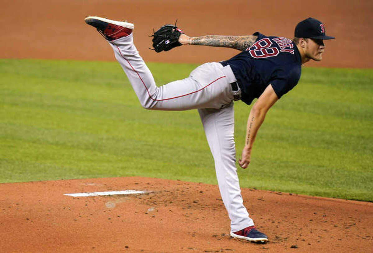 Tanner Houck of the Boston Red Sox poses for a photo during the