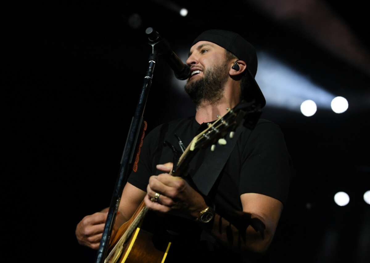 #49. Luke Bryan Bryan, born in Leesburg, Georgia, started playing guitar at 14 and became popular with early singles like “All My Friends Say” and “Someone Else Calling You Baby." His album “Kill the Lights” earned him six #1 singles on the Billboard Country Airplay chart.