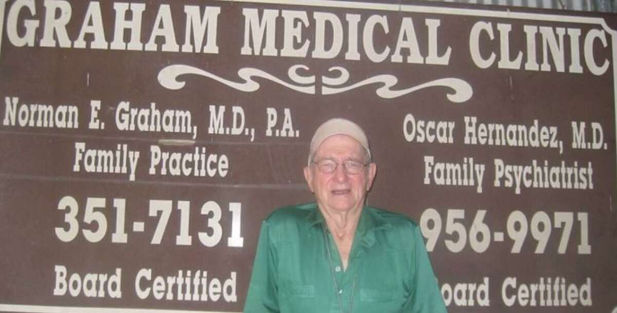 Tomball doctor Norman Graham, who passed away Sept. 3 at 96. Graham practiced medicine in Tomball for more than 50 years.