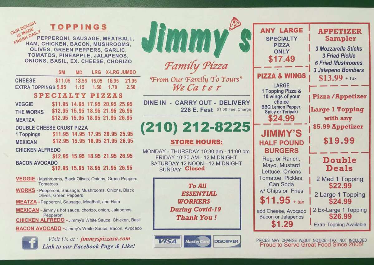 52 Weeks of Pizza Jimmy’s Family Pizza in the Lone Star District