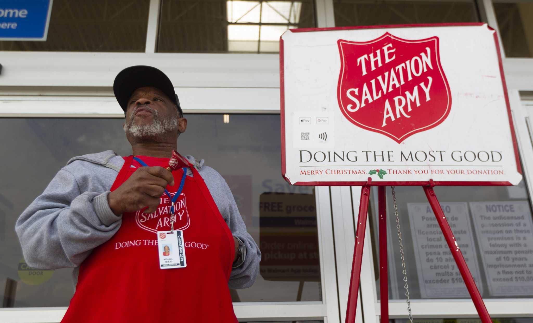Salvation army shop bell ringing 2019