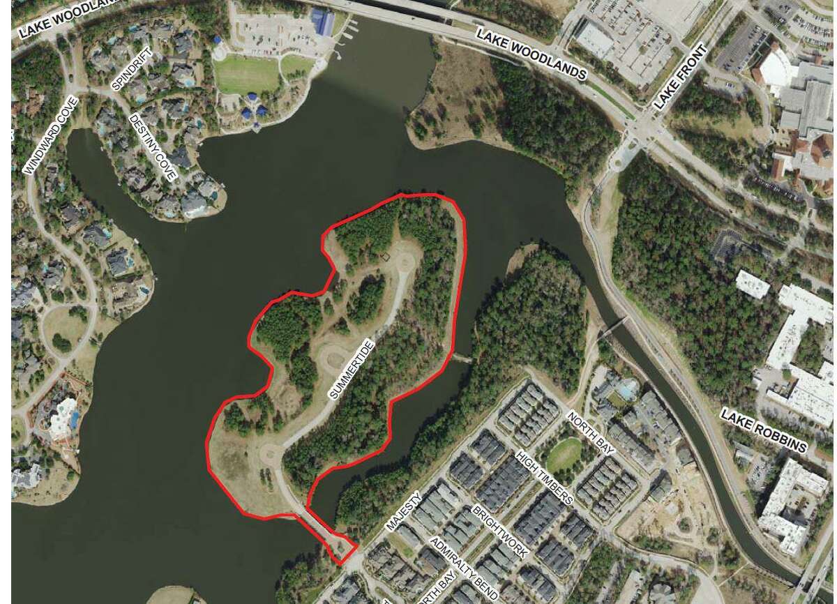 Development plans for Mitchell Island in The Woodlands roil residents