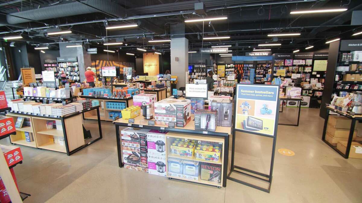 Amazon is opened a 4-star Bricks-and-mortar store Sept. 18, 2020, in The Woodlands. A Seattle 4-star store is pictured.