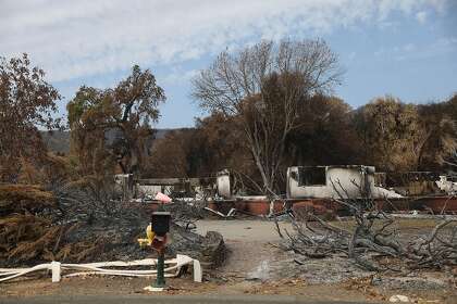 The remains of a home along Pleasants Valley Road in Vacaville.