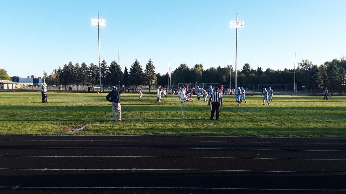 Beaverton scored a touchdown in the final minute to beat Meridian 6-0 in their football season opener at Meridian High School on Friday, September 18, 2020.