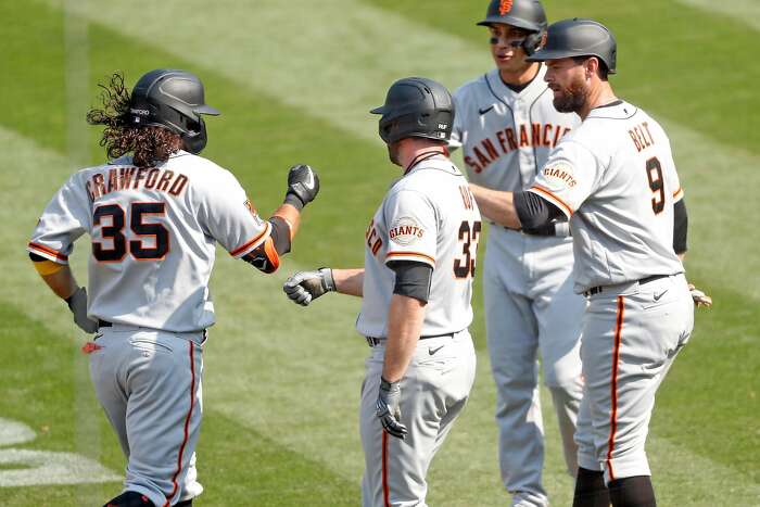 Giants' Mike Yastrzemski wins 2020 Willie Mac Award in vote of teammates,  fans