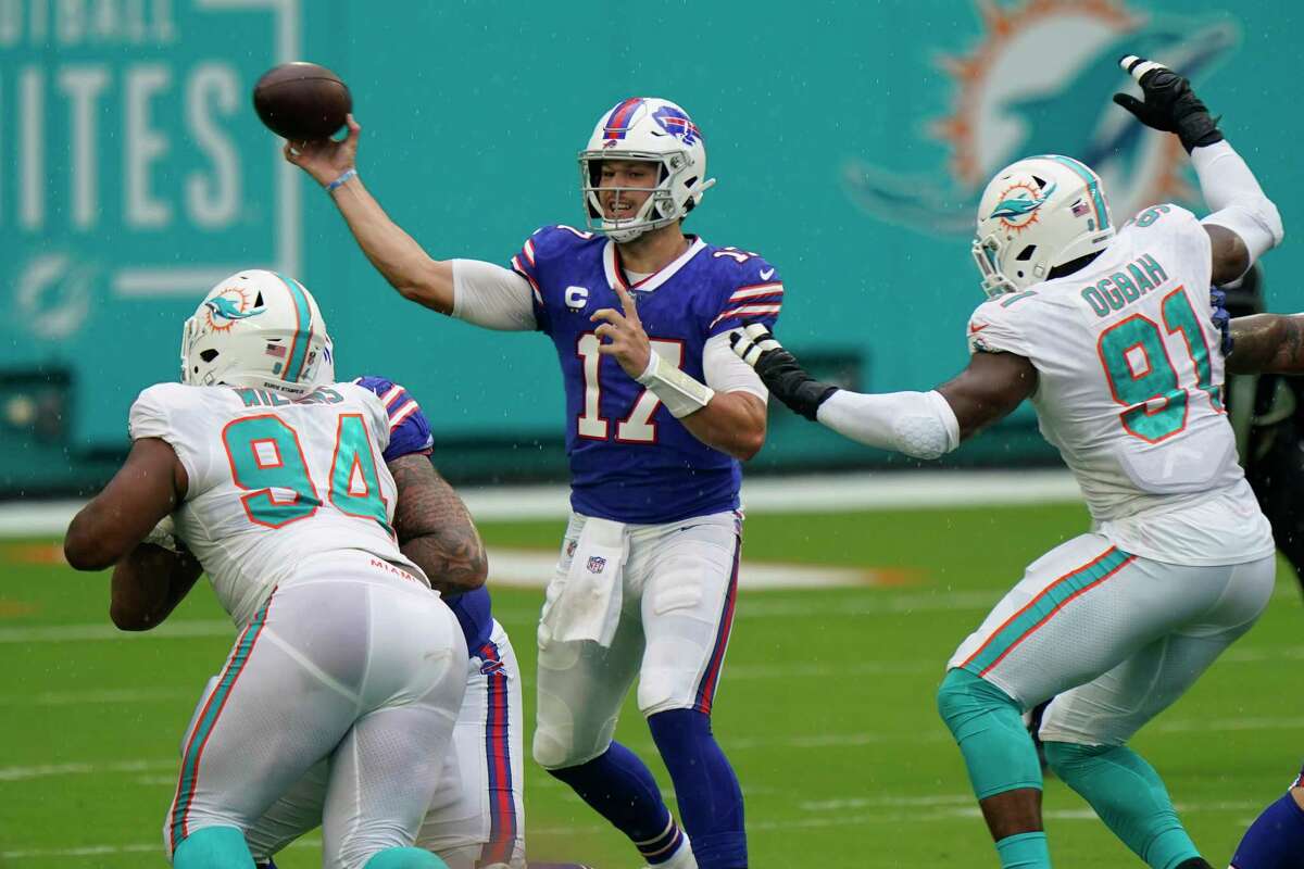 Allen reaches career high in passing as Bills beat Dolphins