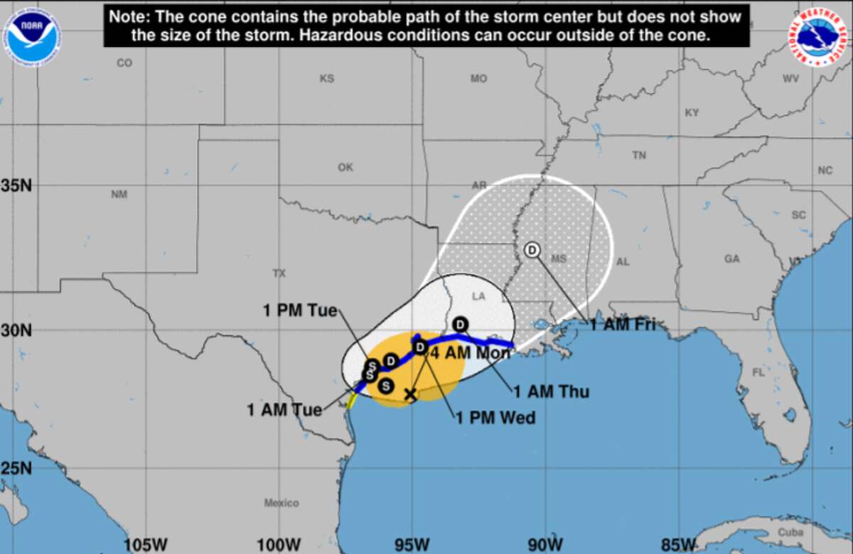 San Antonio will likely see precipitation Monday into Tuesday from Tropical Storm Beta as the storm continues through the Gulf of Mexico, according to the National Weather Service.