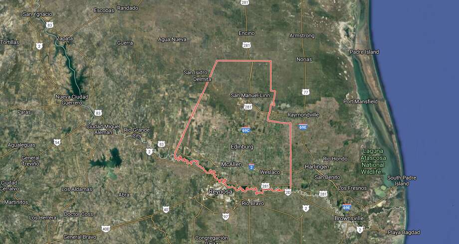 The FBI is investigating after letters filled with the deadly toxin ricin were mailed to the Hildago County Sheriff and three of his deputies, the sheriff said Monday. Hidalgo County is located in the Rio Grande Valley. Photo: Google Maps