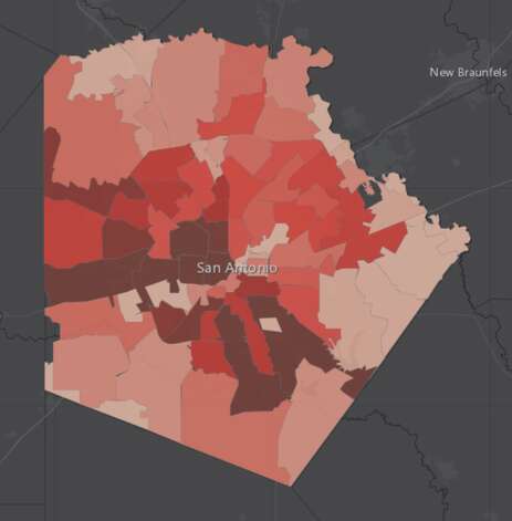 Rank The San Antonio Zip Codes With The Highest Number Of Covid 19 Cases San Antonio Express News