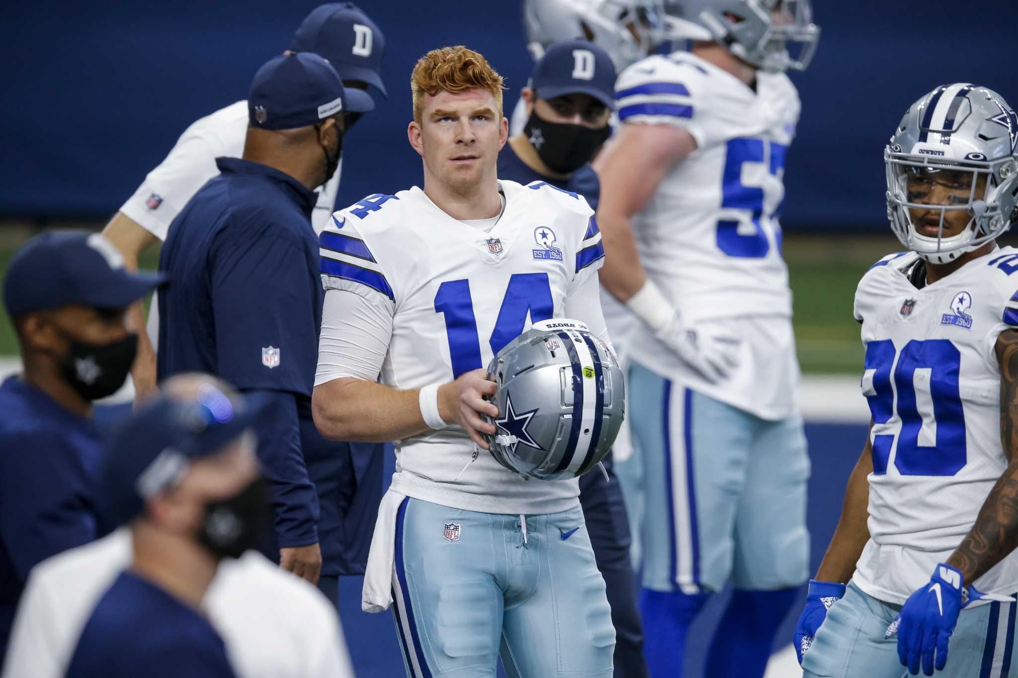 Cowboys place Andy Dalton on COVID-19 list; won't play vs. Steelers