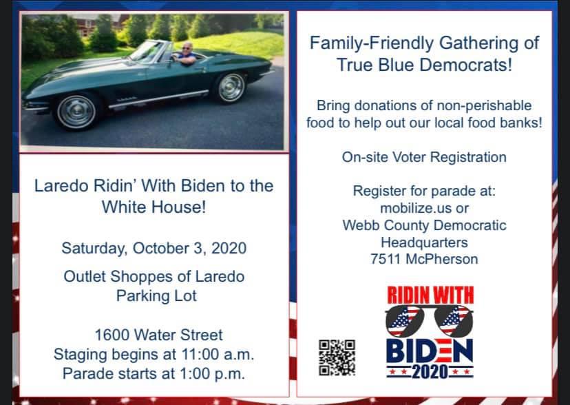 Laredo Ridin With Biden Parade Coming Oct 3 Laredo Morning Times