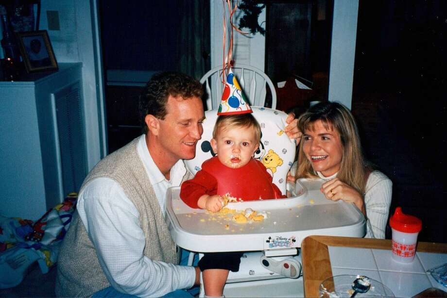 Arnold and Angie Andrews celebrate Will’s first birthday in 1996. Photo: Courtesy Andrews Family / ONLINE_YES