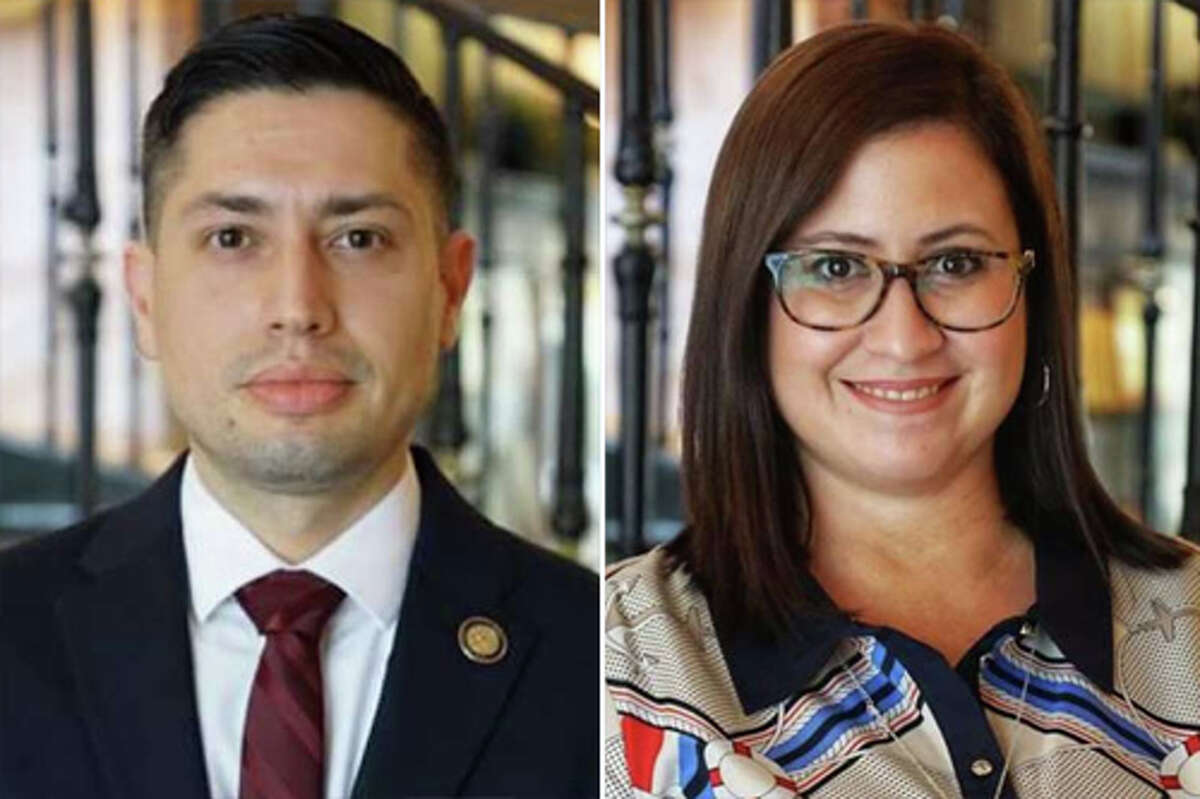 Richard Chamberlain (left) will serve as health director and Noraida Negron (right) will serve as communication administrator for the City of Laredo.