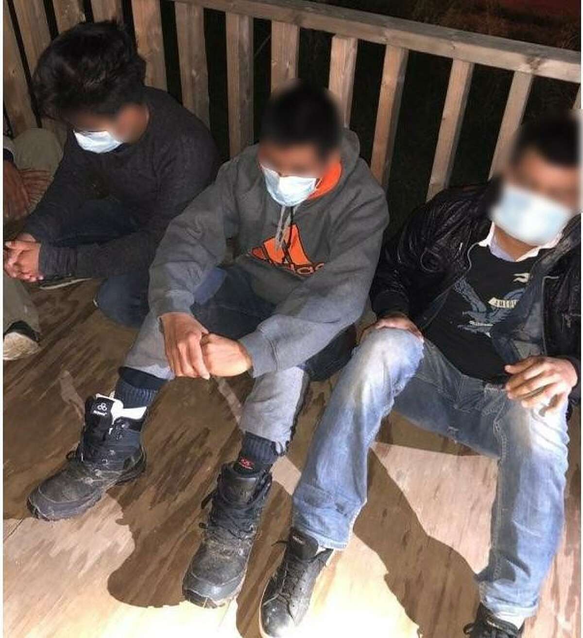 U.S. Border Patrol agents said this group of people were found inside a stash house in Zapata County. All were determined to be immigrants who were illegally present in the country.