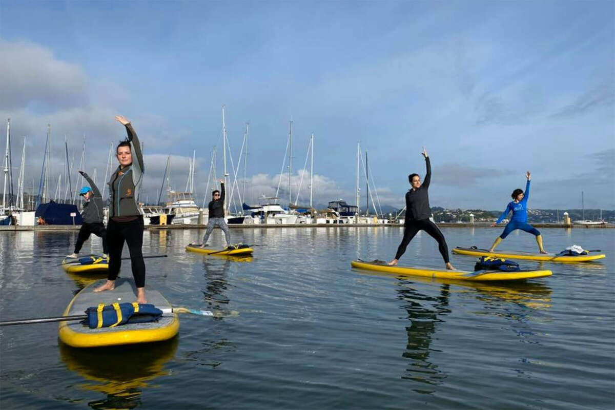 An OnBoardSUP class in session.