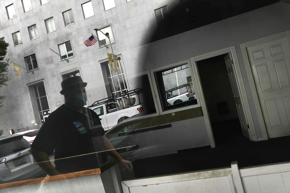 Longtime Al Graf bail bond company located across the street from the Hall of Justice has moved seen on Tuesday, Sept. 22, 2020, in San Francisco, Calif.