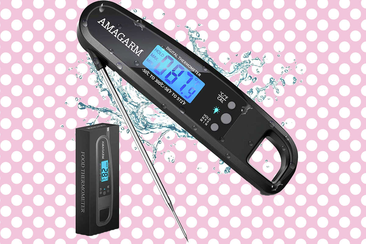 AMAGARM Meat Food Thermometer for Grill and Cooking available at Amazon.
