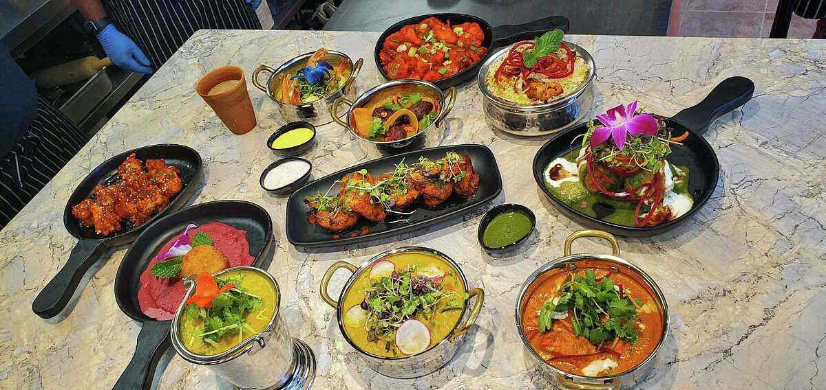 The recently opened Curry & Hurry restaurant at 1340 East Putnam Ave. in Greenwich offers nearly 40 entrees. Many are curry dishes that are favored with a combination of spices or herbs, usually including ground turmeric, cumin, coriander, ginger, and fresh or dried chilies.