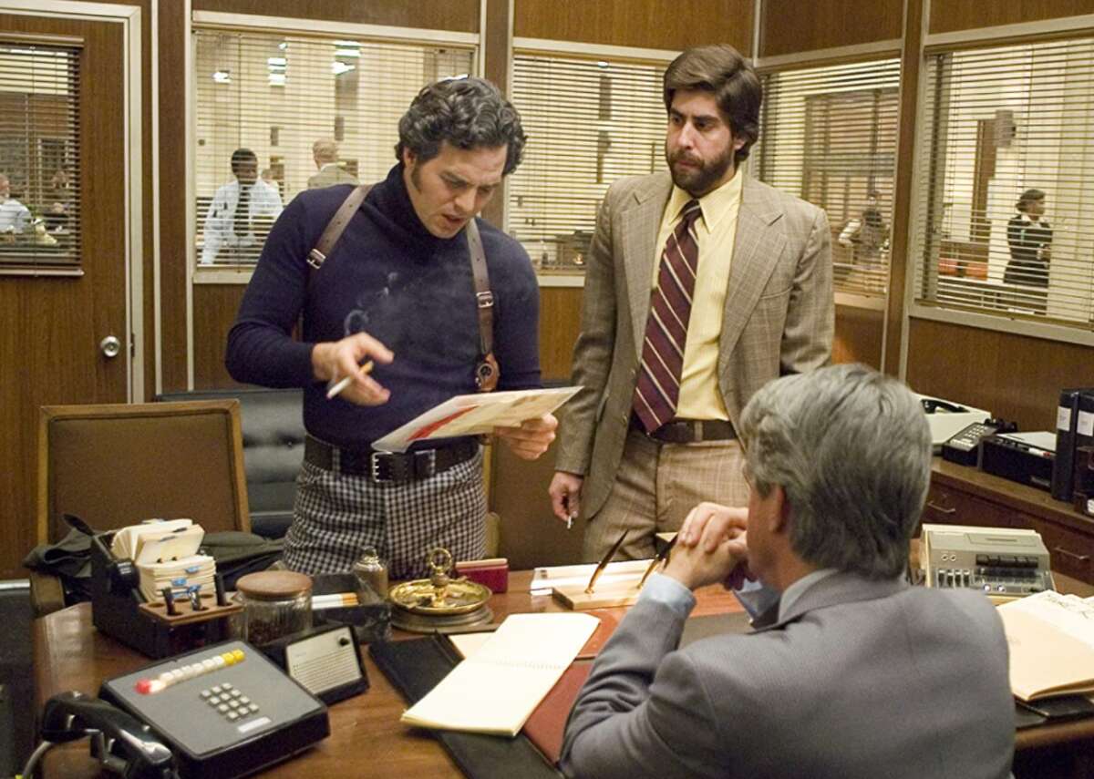 #100. Zodiac (2007) - Director: David Fincher - Stacker score: 84 - Metascore: 78 - IMDb user rating: 7.7 - Runtime: 157 minutes “Zodiac” is based on the real story of a serial killer in the late 1960s in Northern California who sent coded messages to the San Francisco Chronicle newspaper. It stars Jake Gyllenhaal, Robert Downey Jr., Mark Ruffalo, and Anthony Edwards. The Zodiac killer was never found.