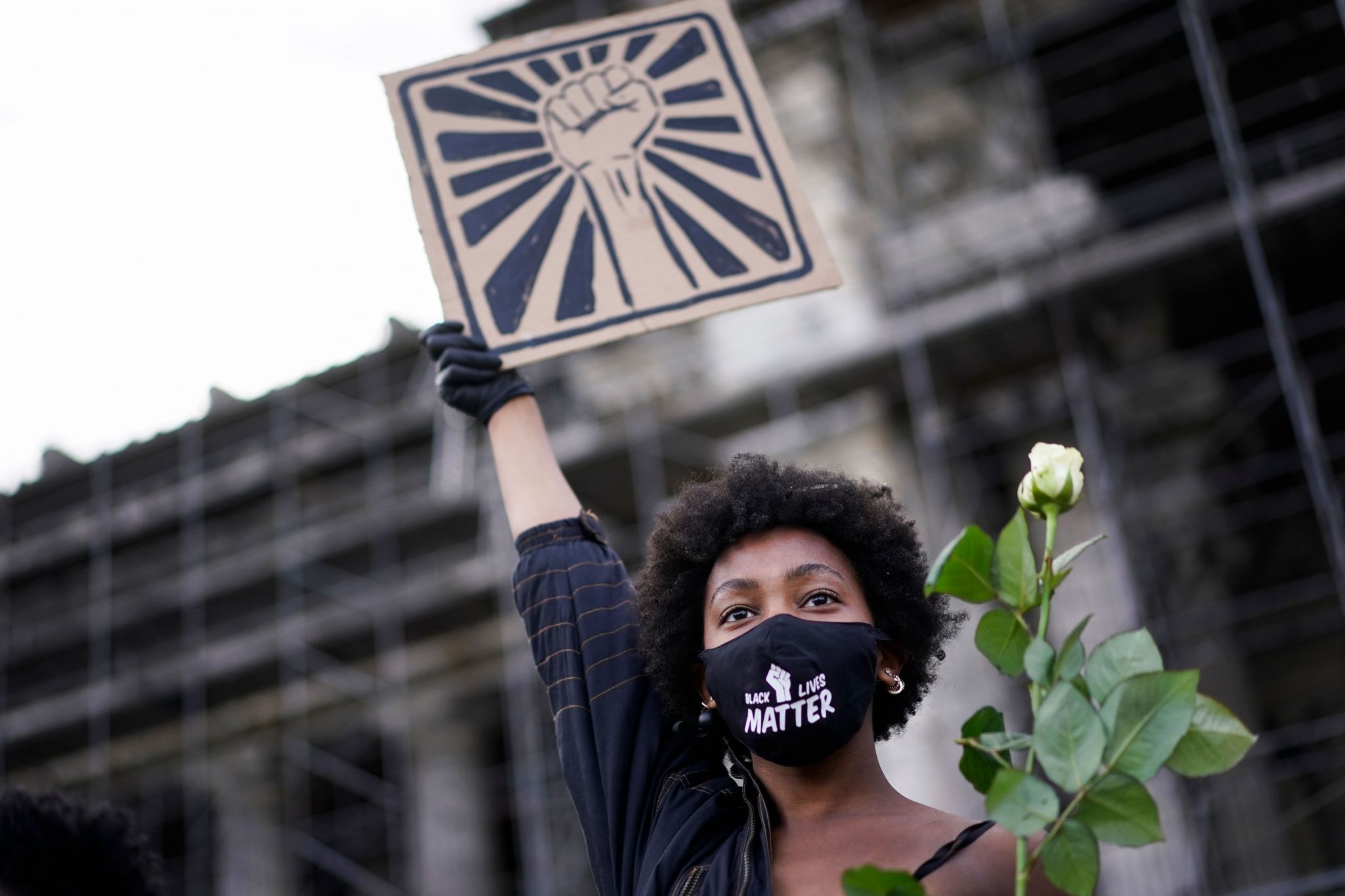 Texas woman says she was fired by Whataburger for Black Lives Matter mask