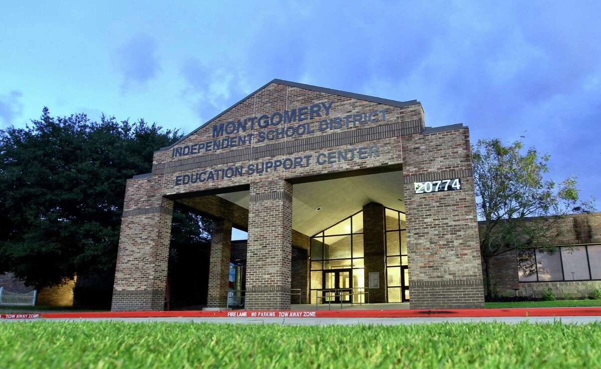 The MISD Education Support Center is seen before a special meeting of the Montgomery ISD Board of Trustees in 2019.