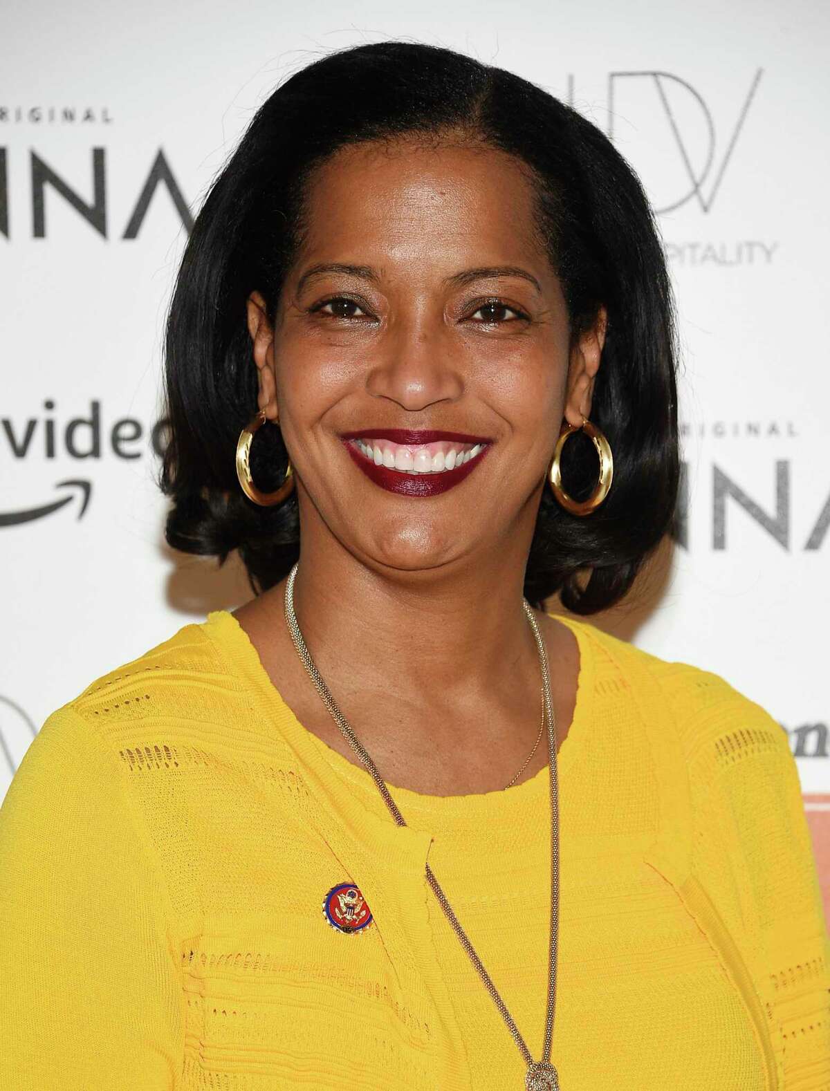 FILE- In this March 20, 2019 file photo, Rep. Jahana Hayes, D-Conn., attends Rolling Stone's Women Shaping the Future brunch in New York. On Saturday, Sept. 19, 2020, Hayes said that she and all of her staff will be quarantining after one of her aides tested positive for the coronavirus. (Photo by Evan Agostini/Invision/AP, File)