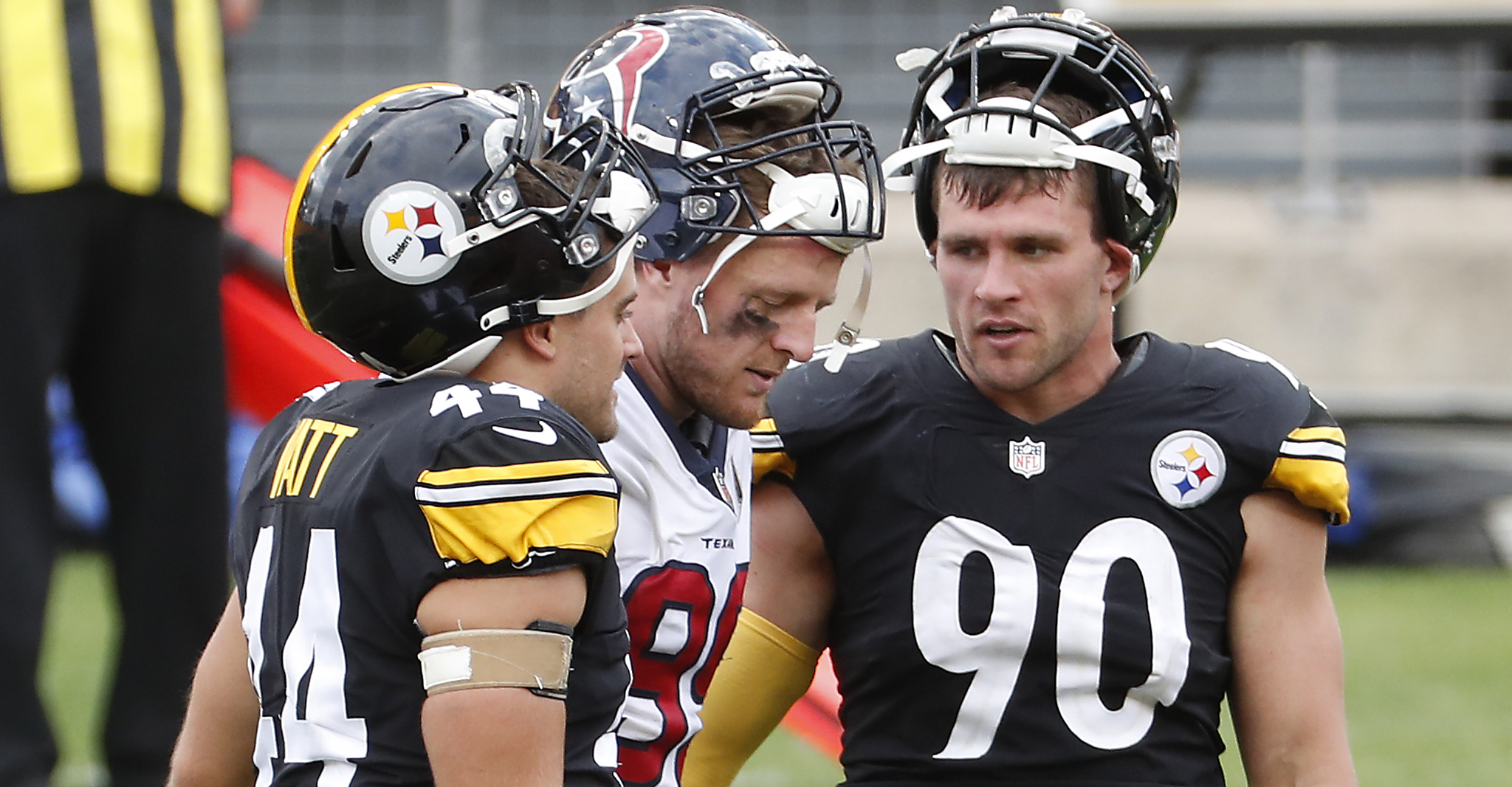 Texans J J Watt Would Be Stunned If Steelers T J Watt Isn T Nfl Defensive Player Of The Year