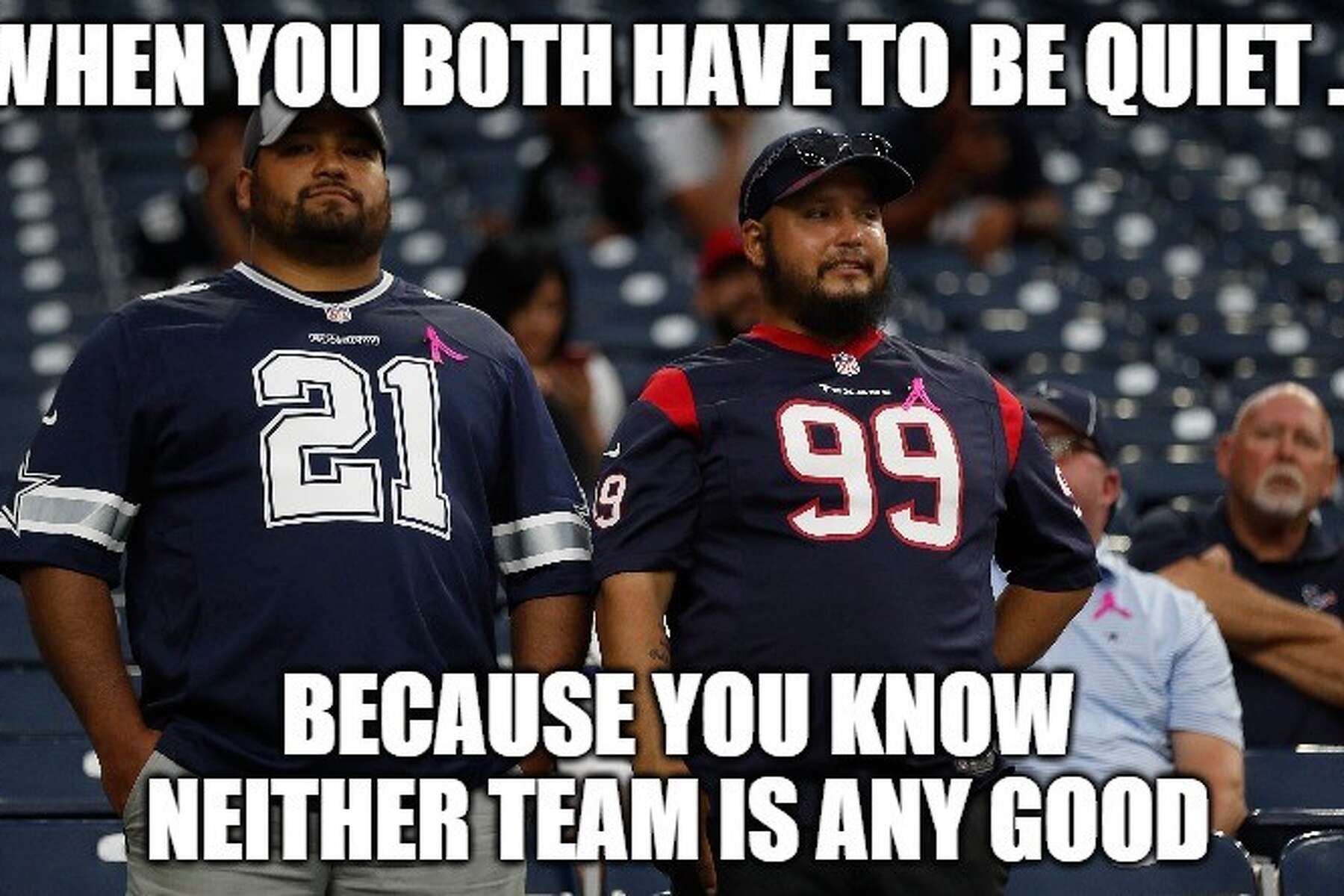Memes mock another Sunday of Texans, Cowboys losses