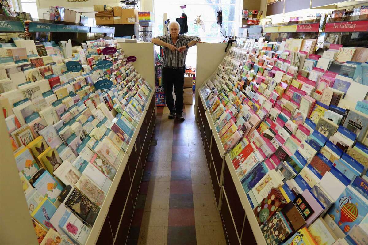 Owner Bill Frate stands between aisles of greeting cards. Born in Darien in 1906, he was first elected to the state House of Representatives in 1948 and was known as “Dean of the House” when he completed his 14th term in the spring of 1976. Locally, Gennaro Frate influenced the widening of Tokeneke Road and forwarded plans to construct the underpass beneath the railroad tracks on the Post Road. Before owning the Darien News Store, he served as caddy master and assistant golf pro at Wee Burn Country Club. He was an honorary member of the board of the Piedmont Club, a past member of the Noroton Fire Department, a member of the Darien Kiwanis Club, the Old Timers Association, and the Darien Chamber of Commerce.