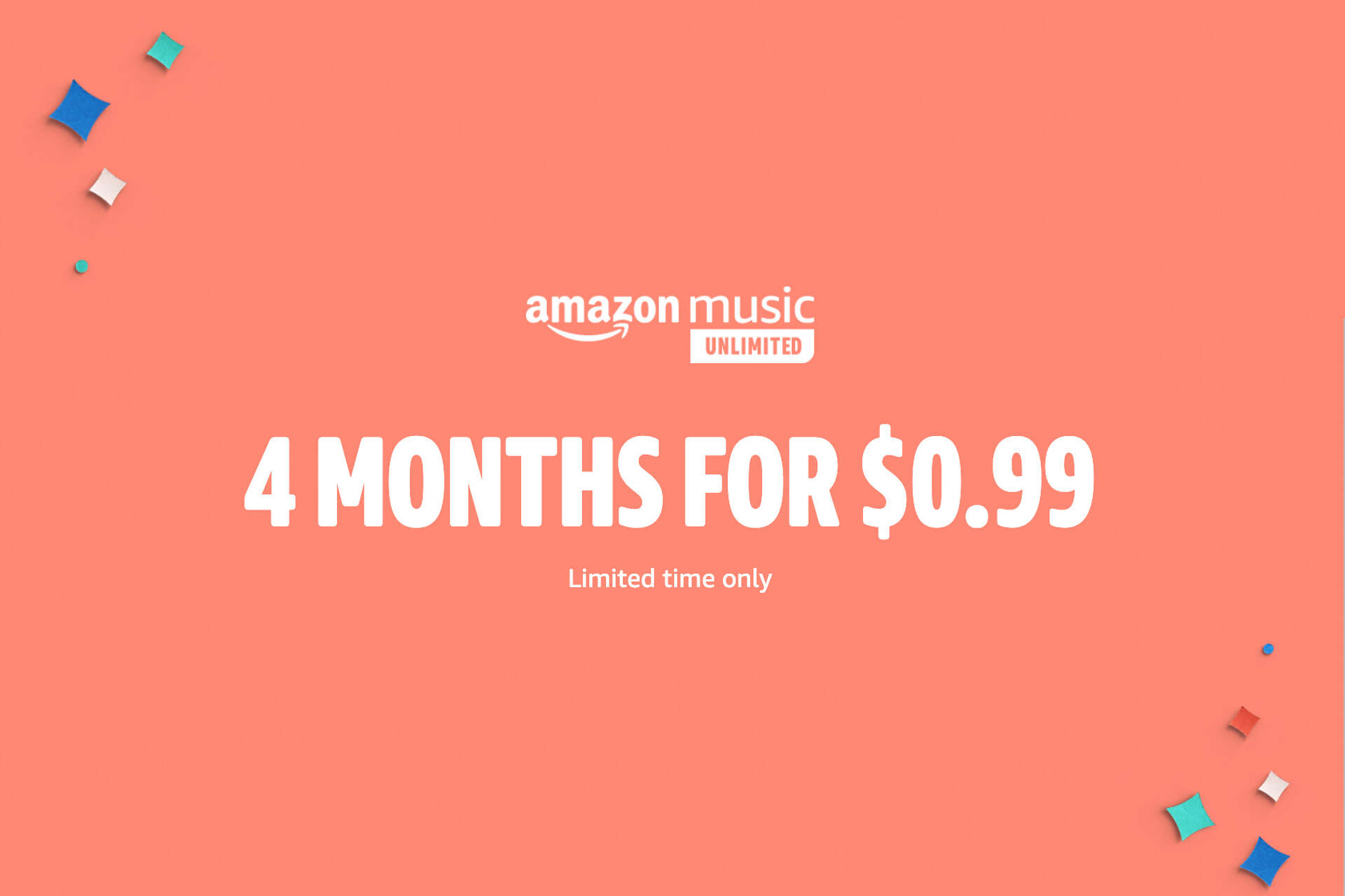 Amazon music unlimited 4 meses online