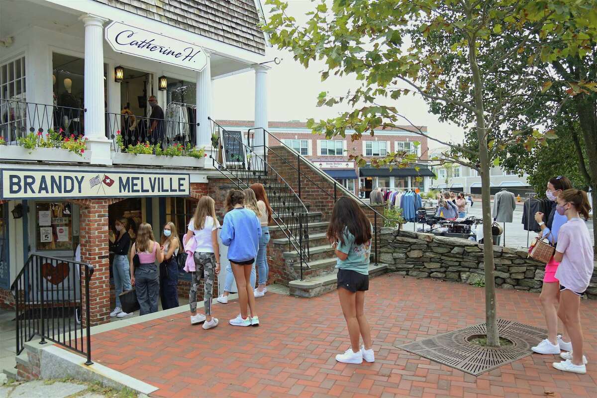 In photos Westport shops shows off fall fashions downtown