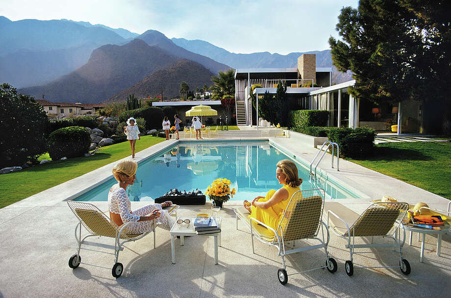 Palm Springs is hot in many ways this year. Pictured: A desert house designed by Richard Neutra for Edgar J. Kaufmann, Palm Springs, California, January 1970. Photo: Slim Aarons/Getty Images / 2011 Getty Images
