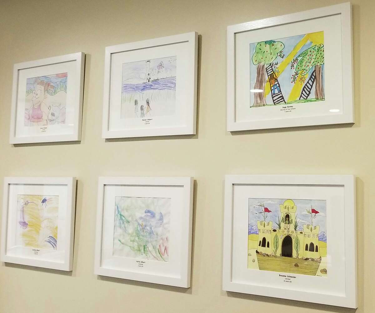 Eight submissions (six shown) from the region's students were selected that depict the theme, Michigan at Play, to be displayed in the Frankfort Medical Group housed in Paul Oliver Memorial Hospital. (Courtesy Photo)