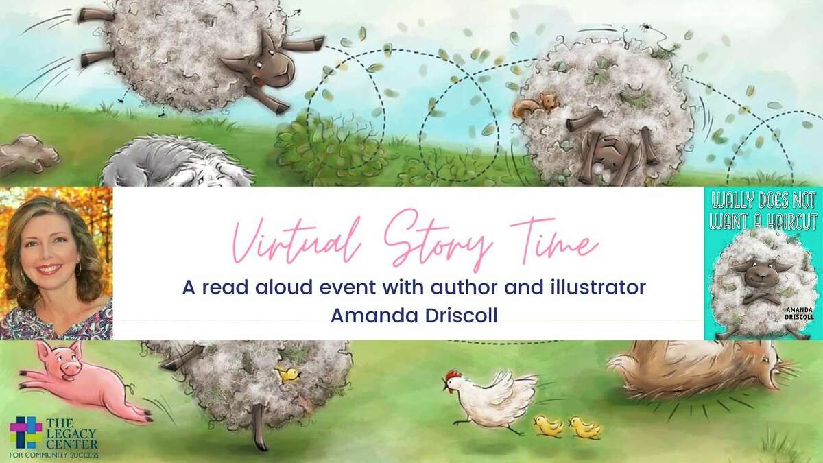 Saturday, Sept. 12: The Legacy Center for Community Success has scheduled its first-ever Virtual Storytime at 10 a.m. The Virtual Storytime will feature children's book author and illustrator Amanda Driscoll, who will read her book, Wally Does Not Want a Haircut, live to participants via Zoom before teaching them how to draw the main character.