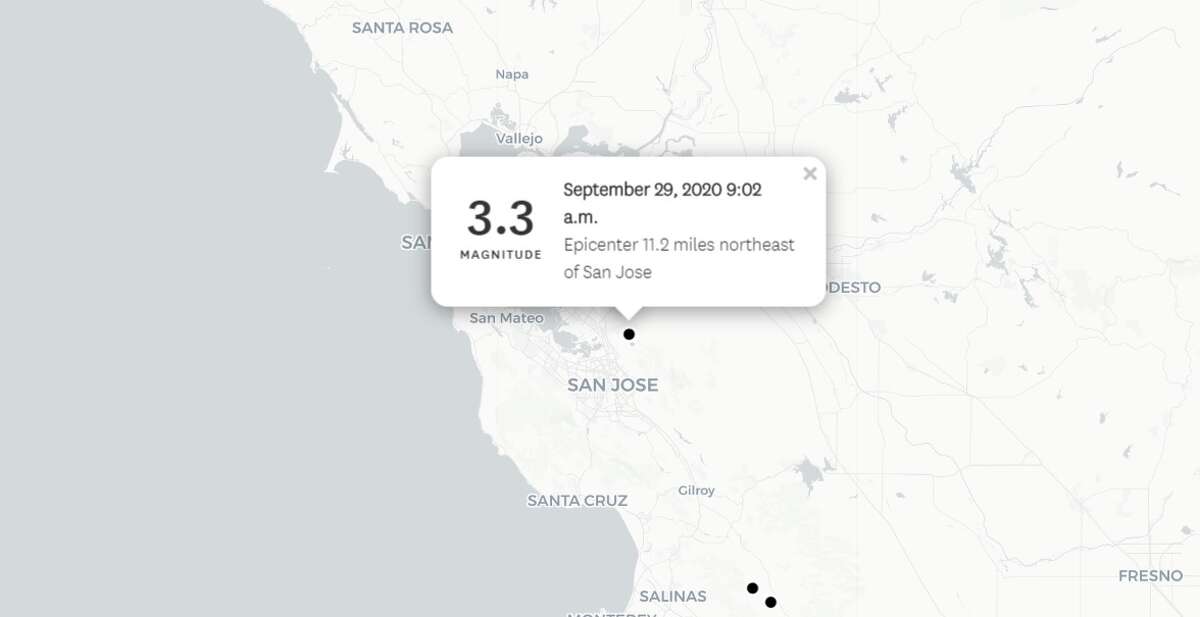 A magnitude 3.3 quake rattled San Jose on Tuesday morning.