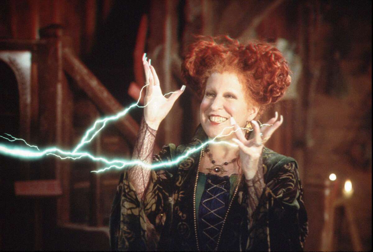 Bette Midler stars as one of three 17th Century witches who accidentally find themselves in modern day Salem, Mass. in Hocus Pocus.