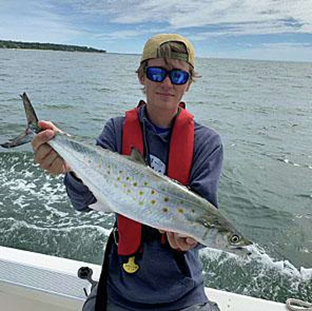 New state records were set for longest catch and release fish in Long Island Sound, the state Department of Energy and Environmental Protection has announced. Evan Kamoen, of Killingworth, caught a 20.75 inch Spanish mackerel, caught and released in Niantic. The accompanying photo must be taken at the location where the fish was caught and released. Fish cannot be taken from the site and then transported back and fish must be released alive. Click here to read about Connecticut’s saltwater state record fish.