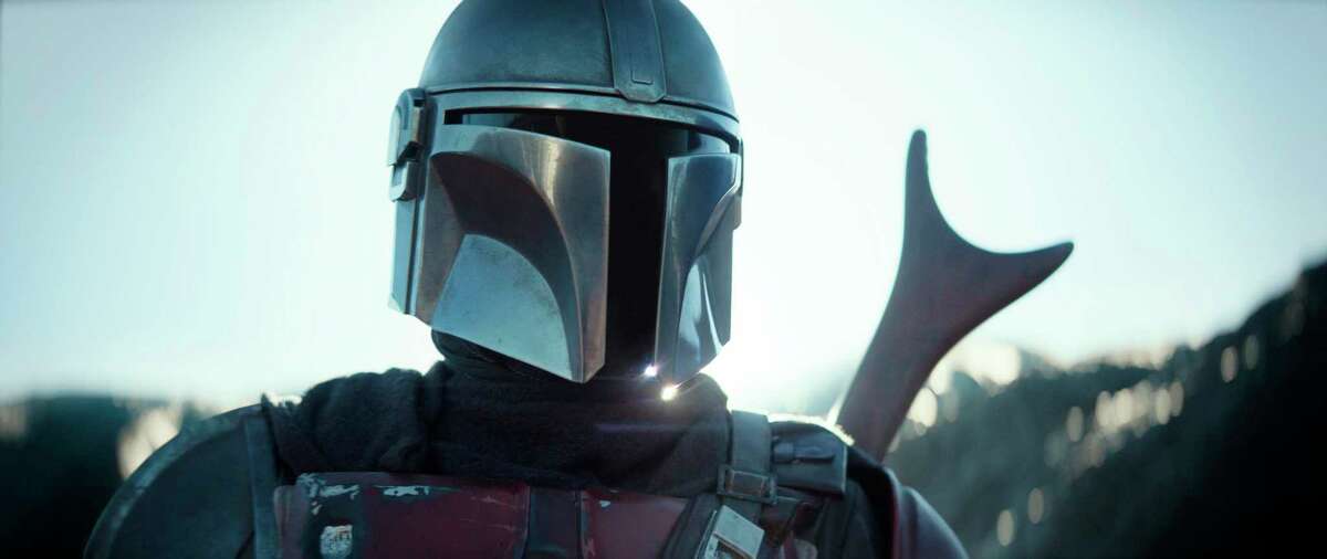 This image released by Disney Plus shows Pedro Pascal in a scene from