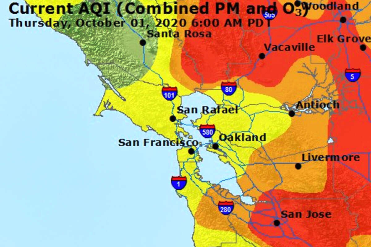 Smoke From 3 Wildfires Pouring Into Bay Area Air Quality Worsening