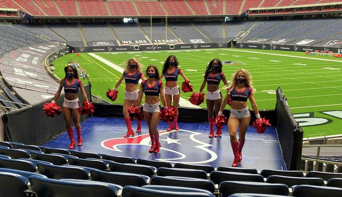 PHOTOS: Where other NFL teams have had their cheerleaders perform in their stadiums this season The Houston Texans will have cheerleaders on a stage near the south end zone at NRG Stadium for home games during the 2020 season.