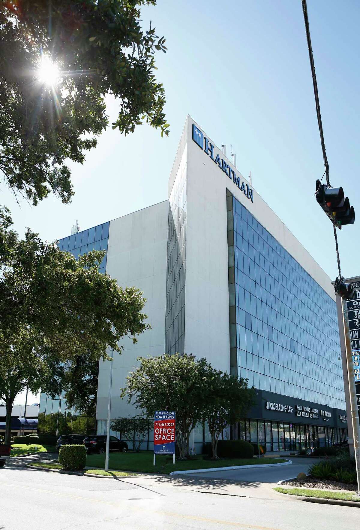 Hartman Income REIT, a multi-tenant office building at 2909 Hillcroft Wednesday, Sept. 30, 2020, in Houston.